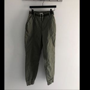 Hollister Olive Green Jogger Trousers